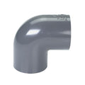 1-1/2" Schedule 40 Gray PVC Socket 90° Elbow