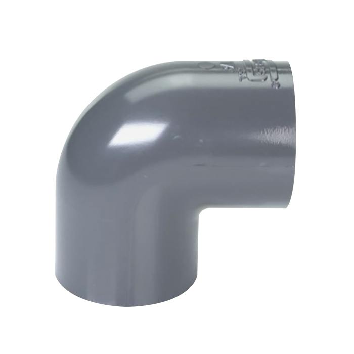 1-1/2" Schedule 40 Gray PVC Socket 90° Elbow