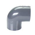 2-1/2" Schedule 40 Gray PVC Socket 90° Elbow