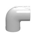 1/2" Schedule 40 White PVC Socket 90° Elbow