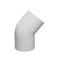 1/2" Schedule 40 White PVC Socket 45° Elbow