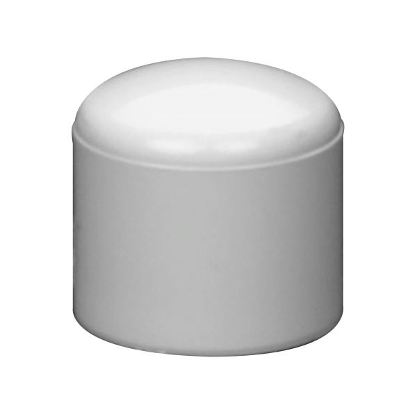 1/2" Schedule 40 White PVC Socket Cap