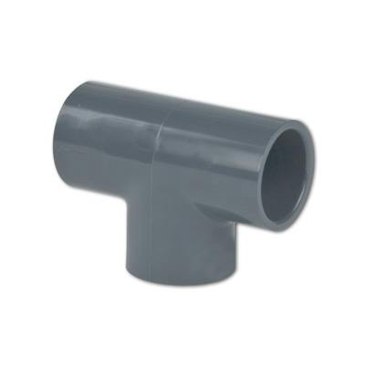 1/4" Schedule 80 Gray PVC Socket Tee