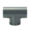 1-1/2" Schedule 40 Gray PVC Socket Tee