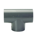 2-1/2" Schedule 40 Gray PVC Socket Tee