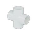 1/2 Schedule 40 White PVC Socket Cross