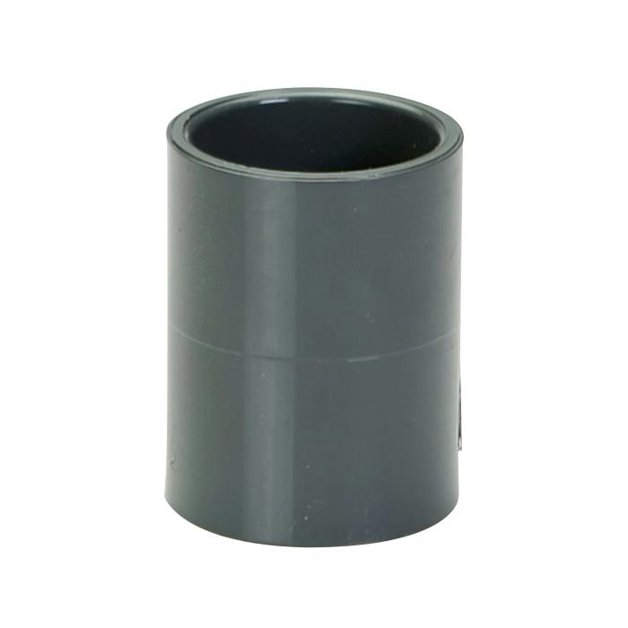1" Schedule 40 Gray PVC Socket Coupling