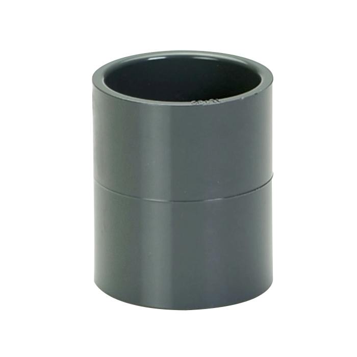 1-1/4" Schedule 40 Gray PVC Socket Coupling