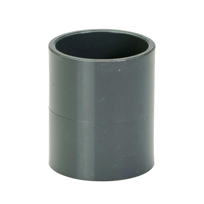 1-1/2" Schedule 40 Gray PVC Socket Coupling