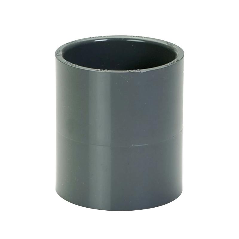 2-1/2" Schedule 40 Gray PVC Socket Coupling