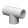 3/4" Schedule 40 White PVC Socket Tee