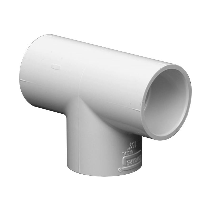 1-1/4" Schedule 40 White PVC Socket Tee
