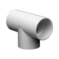 2-1/2" Schedule 40 White PVC Socket Tee