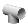 3" Schedule 40 White PVC Socket Tee