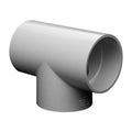 4" Schedule 40 White PVC Socket Tee