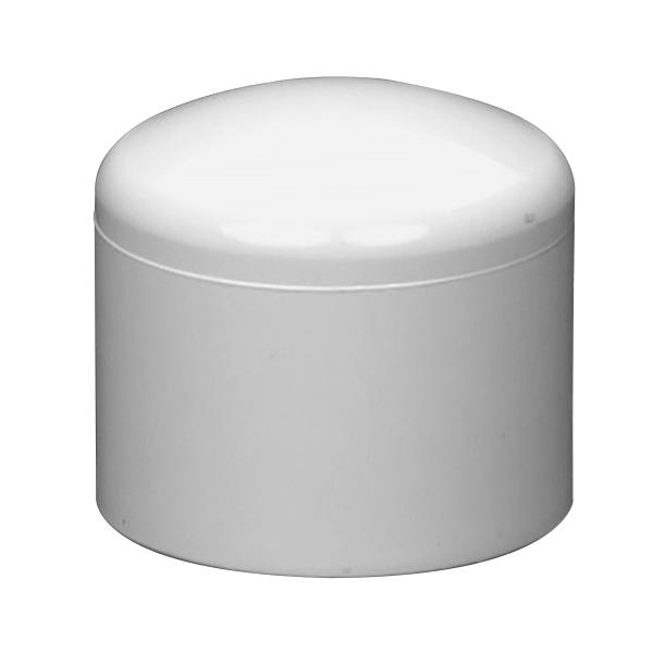 1-1/4" Schedule 40 White PVC Socket Cap
