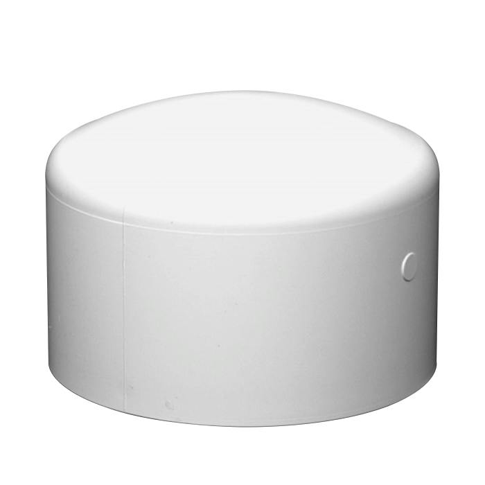 6" Schedule 40 White PVC Socket Cap