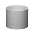 4" Schedule 40 White PVC Socket Coupling