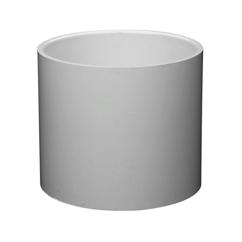 6" Schedule 40 White PVC Socket Coupling