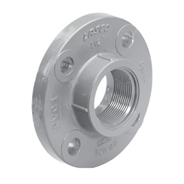 4" Schedule 80 Gray CPVC Threaded 150 lb. Companion Flange
