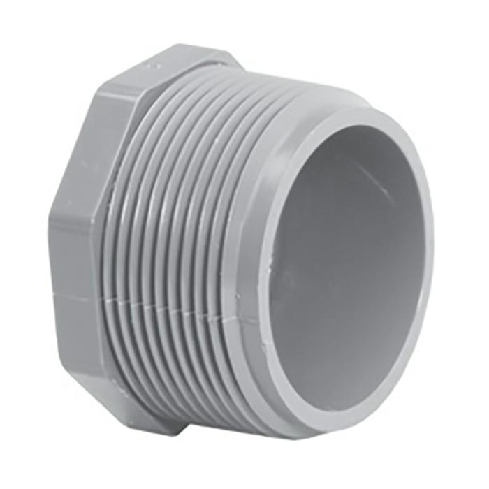 3/4" Schedule 80 Gray CPVC Threaded Plug