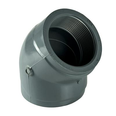 3/8" Schedule 80 CPVC Threaded 45° Elbows