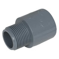 3/4" Light Gray Schedule 80 CPVC Male Adapter Threaded x Socket