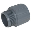 1-1/2" Light Gray Schedule 80 CPVC Male Adapter Threaded x Socket