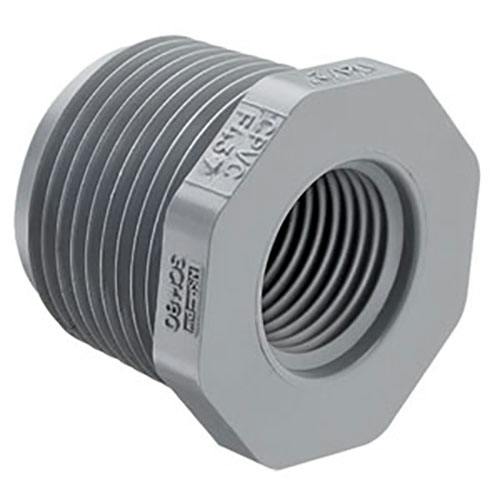 1/2" x 3/8" Schedule 80 CPVC Threaded Bushing