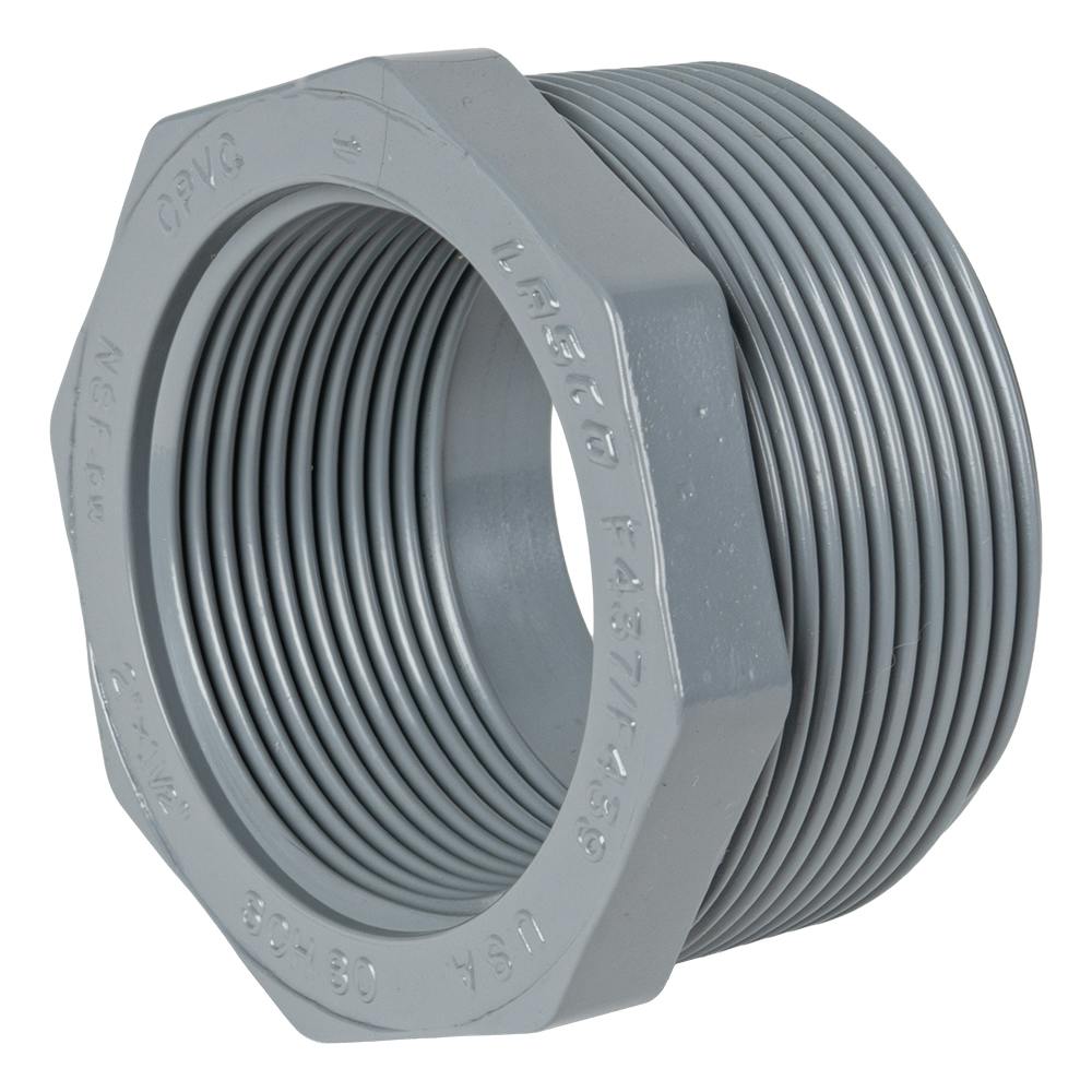 2" x 1-1/2" Schedule 80 CPVC Threaded Bushing