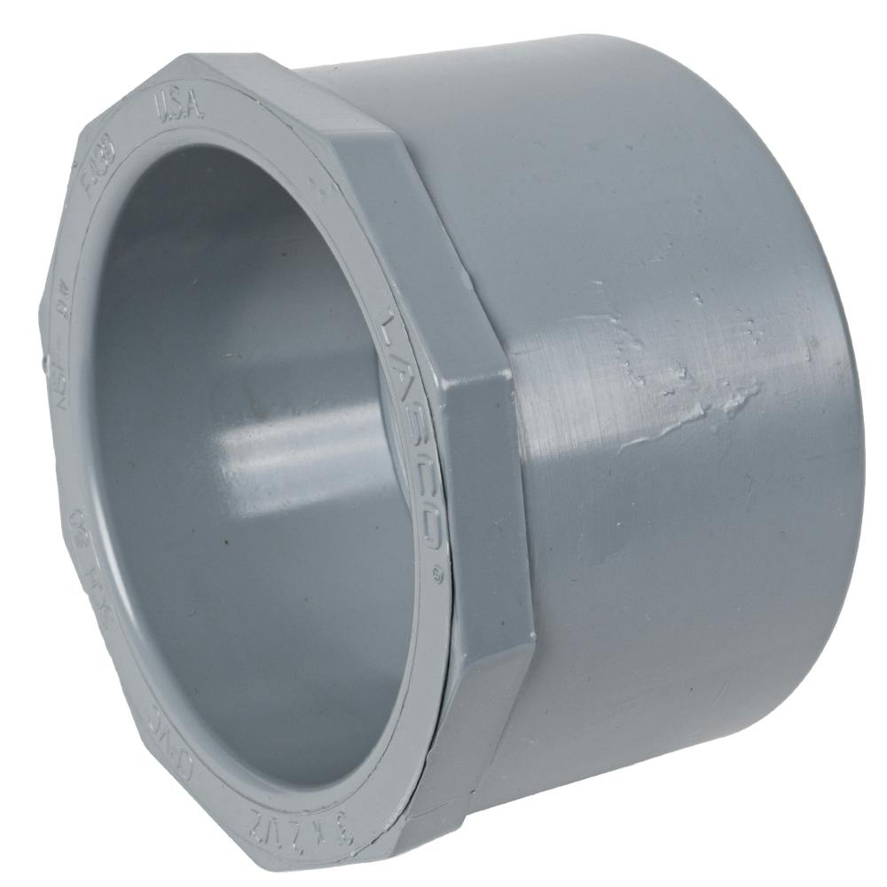 3" x 2-1/2" Schedule 80 CPVC Socket Bushing