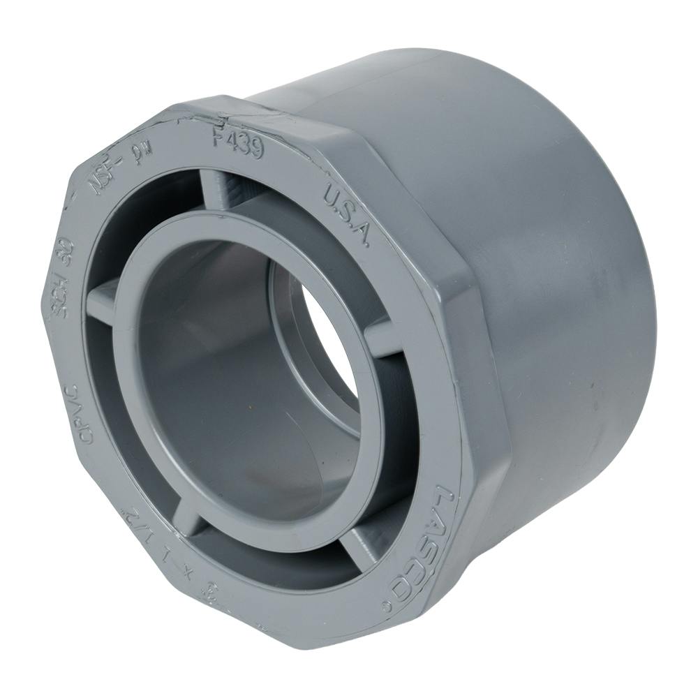 3" x 1-1/2" Schedule 80 CPVC Socket Bushing