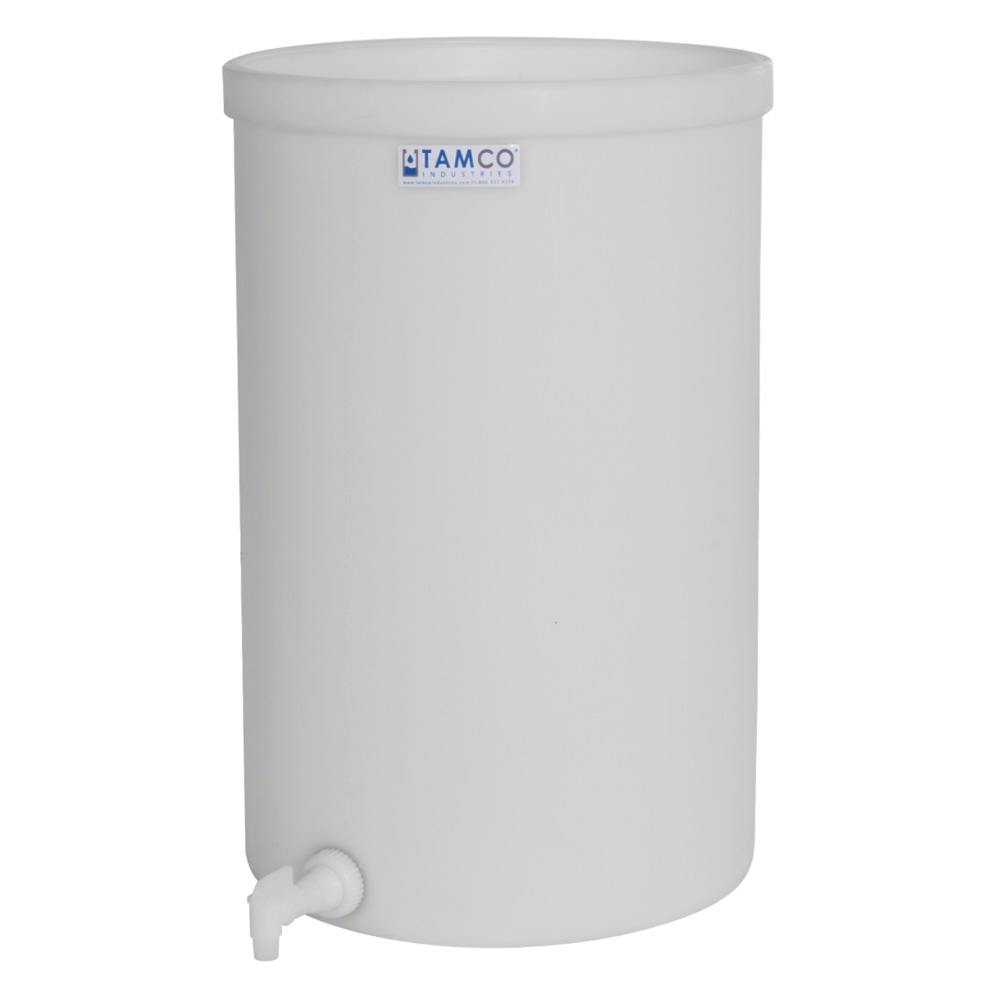 55 Gallon Standard Weight Tamco® Tank with Spigot - 22" Dia. x 36" High