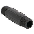 3/4" MNPT x 4" L Banjo® Black Fiberglass-Reinforced Polypropylene Pipe Nipple