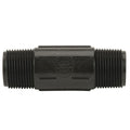 1" MNPT x 4" L Banjo® Black Fiberglass-Reinforced Polypropylene Pipe Nipple
