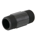 1-1/4" MNPT x 4" L Banjo® Black Fiberglass-Reinforced Polypropylene Pipe Nipple