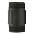 2" MNPT x 4" Banjo® Black Fiberglass-Reinforced Polypropylene Pipe Nipple