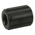 3/4" FNPT Banjo® Black Fiberglass-Reinforced Polypropylene Pipe Coupling