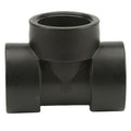 2" FNPT x 2" FNPT x 2" FNPT Banjo® Black Fiberglass-Reinforced Polypropylene Pipe Tee