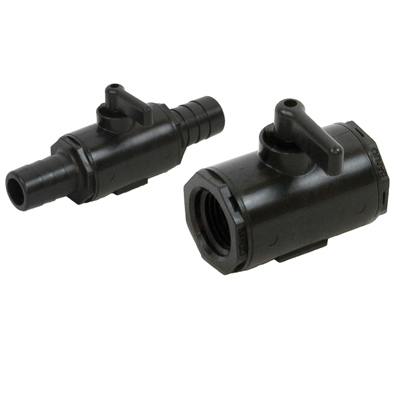 1/4" John Guest® Push-Lock Banjo® Black Fiberglass-Reinforced Polypropylene Micro Valve
