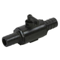 3/8" Hose Barb Banjo® Black Fiberglass-Reinforced Polypropylene Micro Valve