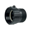 2" Male Adapter x 2" Buttress Banjo® Black Fiberglass-Reinforced Polypropylene IBC Tank Fitting with Santoprene™ Gasket