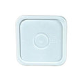 3-1/2, 4 & 4-1/4 Gallon White HDPE Square Lid