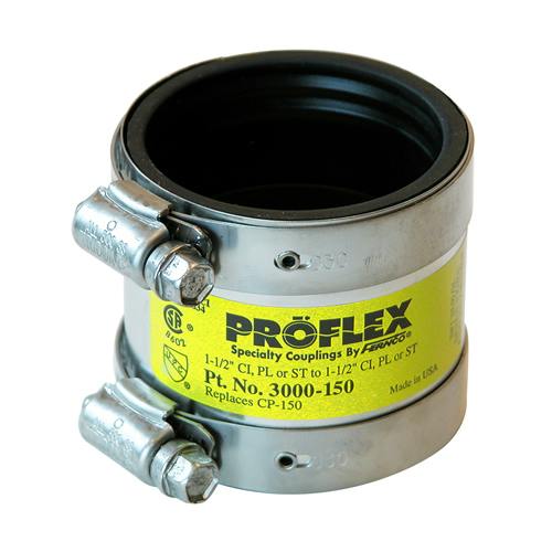 1-1/2" CI, PL or ST x 1-1/2" CI, PL, ST or XH CI Proflex® Coupling