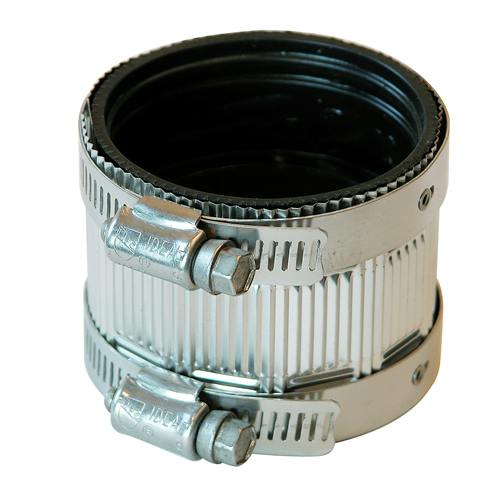 2" Standard No-Hub Coupling with 2 Clamps