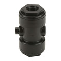 1" FNPT x 3/4" FNPT Banjo® Black Fiberglass-Reinforced Polypropylene Pinch Valve with EPDM Gasket