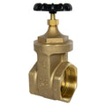 4" FNPT No-lead Brass Gate Valve