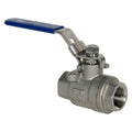 1/2" FNPT 316 Stainless Steel Full Port Ball Valve