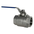 2" FNPT 316 Stainless Steel Full Port Ball Valve