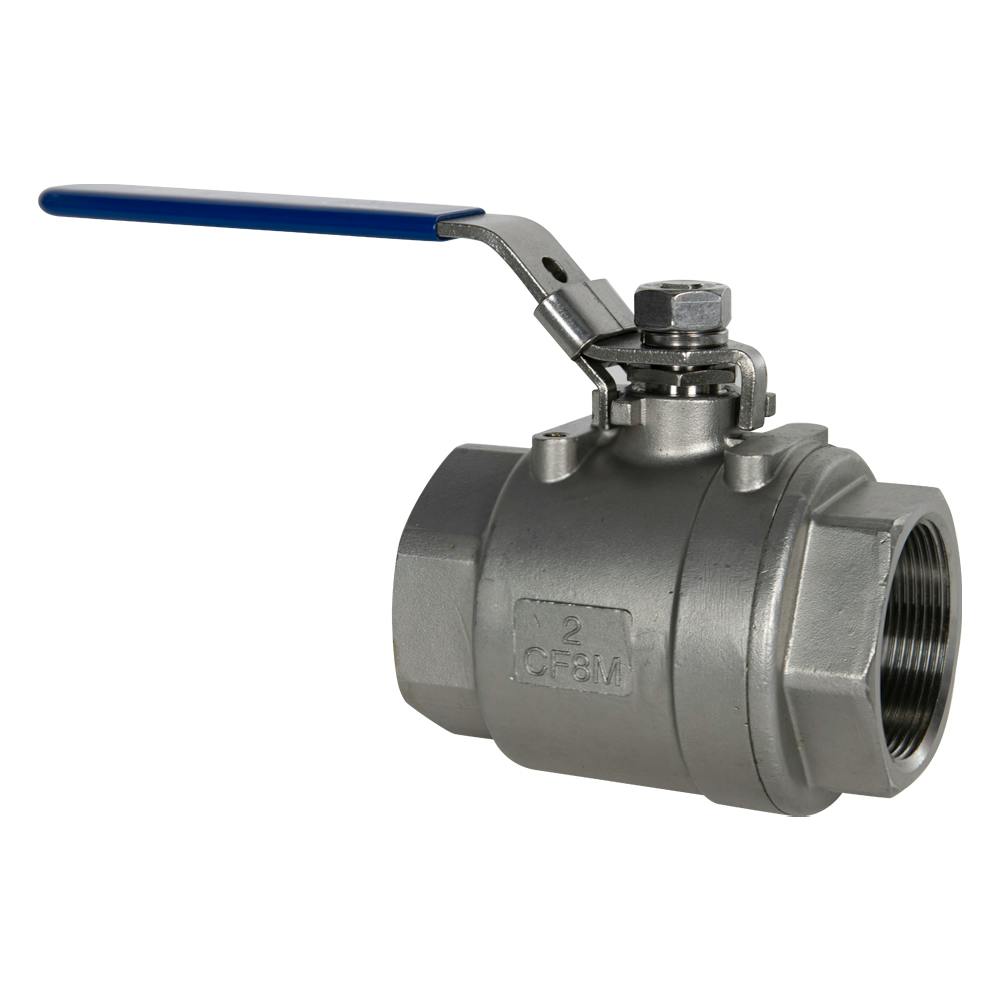2" FNPT 316 Stainless Steel Full Port Ball Valve